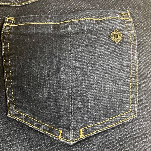 Democracy "Ab" Solution Itty Bitty Bootcut Jeans Sz 12 Stretch - Picture 6 of 8